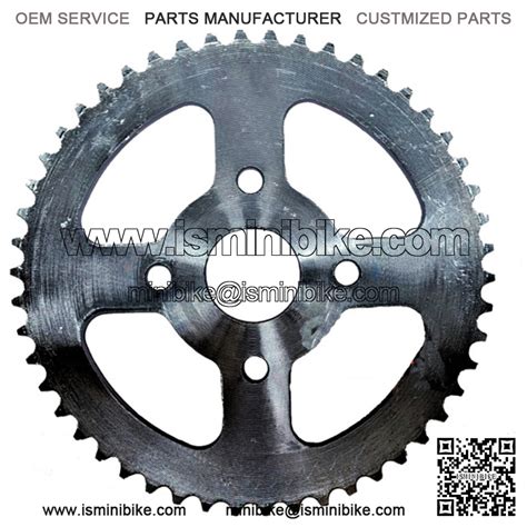 50T, 420 Chain Mini Bike Sprocket: Coleman, Baja Warrior, Trailmaster ...