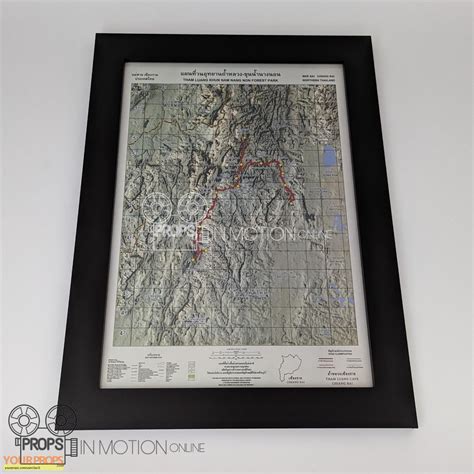 Thirteen Lives Tham Luang Cave Map original movie prop