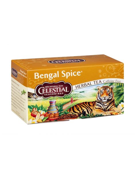 BENGAL SPICE TEA Celestial Seasonings 6/20bags Frankferd Farms