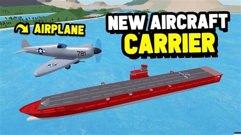 AIRCRAFT CARRIER in Roblox Shipping Lanes - YouTube