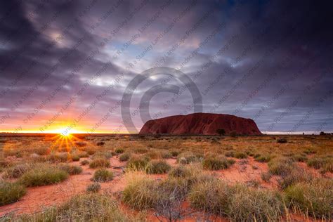 Uluru Sunrise (71523), photo, photograph, image | R a Stanley Landscape ...