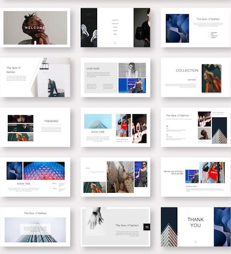 Model Portfolio Presentation Template – Original and High Quality PowerPoint Templates