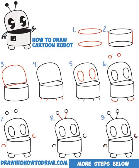 Cartoons To Draw Step By Step For Kids