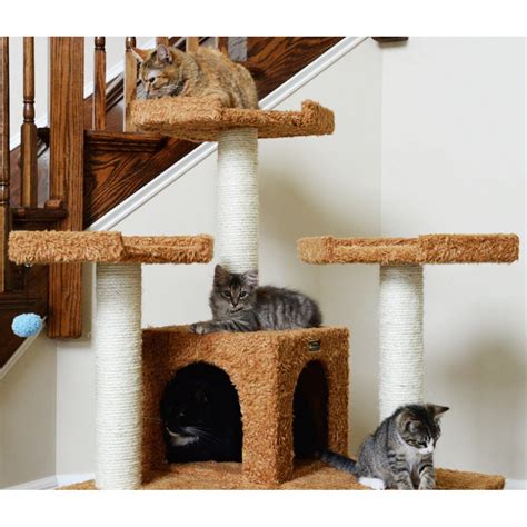 Large Cat Palace with 10 Sisal Scratching Posts