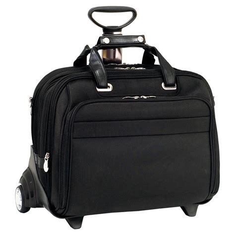 McKlein 'Midway' Nylon 17-inch Detachable Wheeled Laptop Bag - Overstock Shopping - Big ...