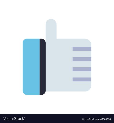 Like thumb design Royalty Free Vector Image - VectorStock