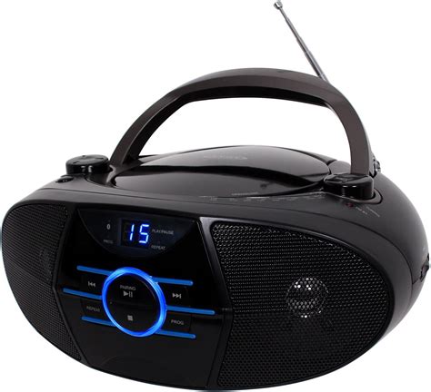 Amazon.com: Jensen Portable Bluetooth Cd Player AM/FM Radio Tuner Mega ...