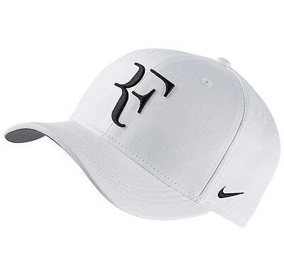 New NIKE AEROBILL ROGER FEDERER Hat RF TENNIS Cap 868579-100 White | eBay