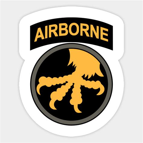 17th Airborne Division - Ww2 American Airborne Patch - Sticker | TeePublic