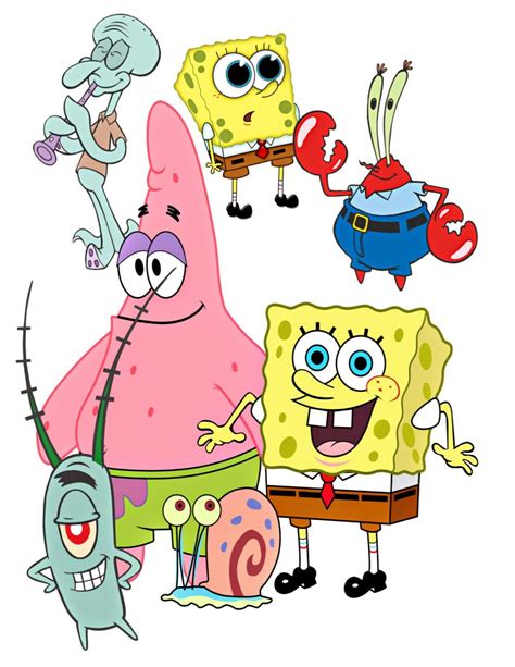 SpongeBob Image, SpongeBob Cutout,Patrick Image,Mr Krabs,Squidward ...