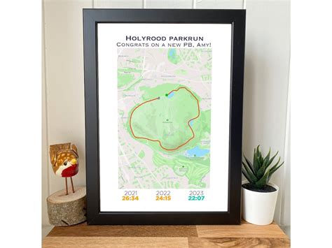 Personalised Parkrun Route Map Parkrun Gift Running Pbs Strava Map - Etsy