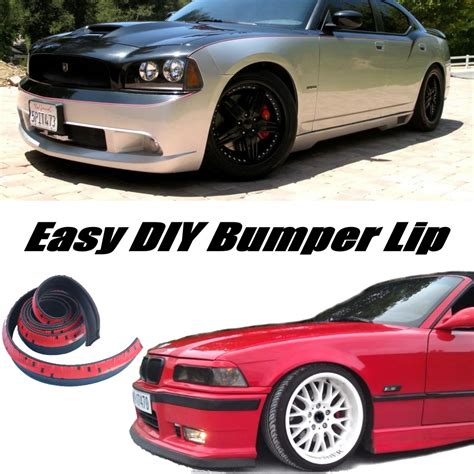 Bumper Lip Deflector Lips For Dodge Charger 2006~2015 Front Spoiler ...