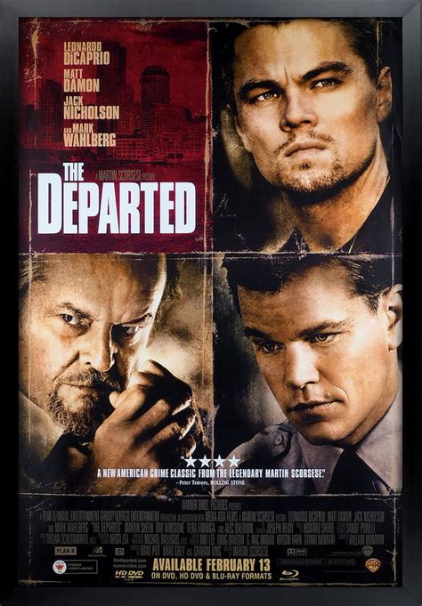 The Departed Movie Poster Framed and Ready to Hang. - Etsy