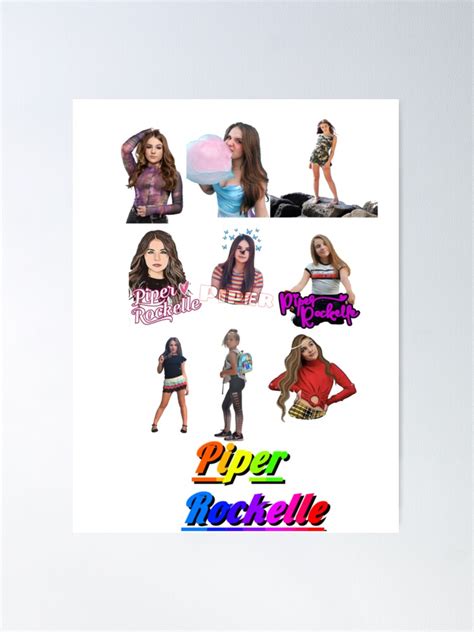 Piper Rockelle Compilation Poster Premium Merch Store | Piper Rockelle ...