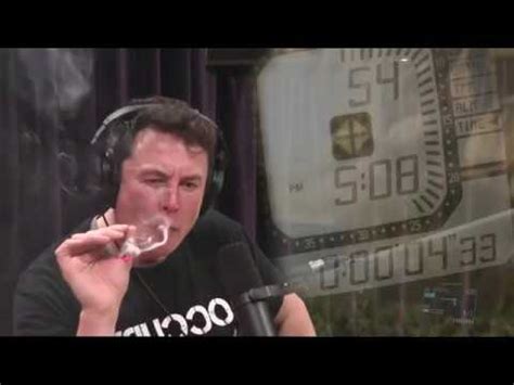 Elon Musk smokes phantom cigar - YouTube