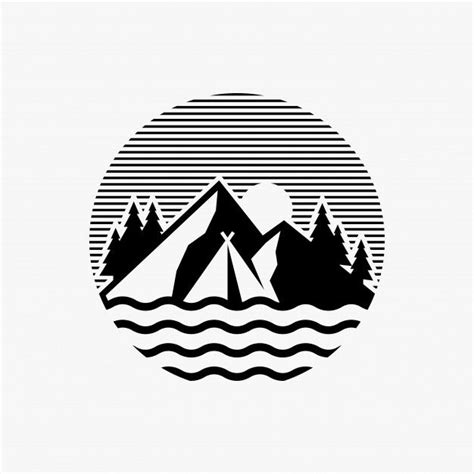 Camping Logo Design Inspiration | Logo design, Logo design inspiration, Adventure logo