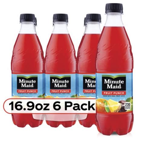 Minute Maid Fruit Punch Made With Real Fruit Juice, 6 ct / 16.9 fl oz - Ralphs