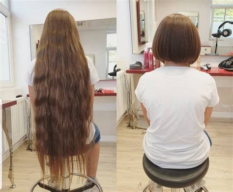 Pin by Tate Shelton on before and after | Long hair cuts, Extremely long hair, Long hair cut short