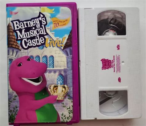 BARNEY'S MUSICAL CASTLE Live! VHS Sing Along Songs EUR 10,30 - PicClick IT