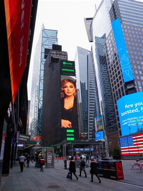 Angham featured in Spotify’s billboard at New York’s Times Square - Music - Arts & Culture ...