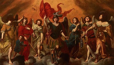 The Seven Archangels Painting by Massimo Stanzione - Fine Art America