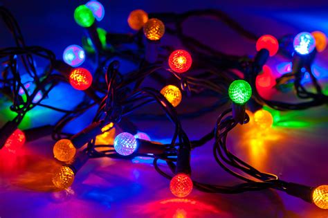 Download Christmas Lights Colorful Light Holiday Christmas 4k Ultra HD Wallpaper