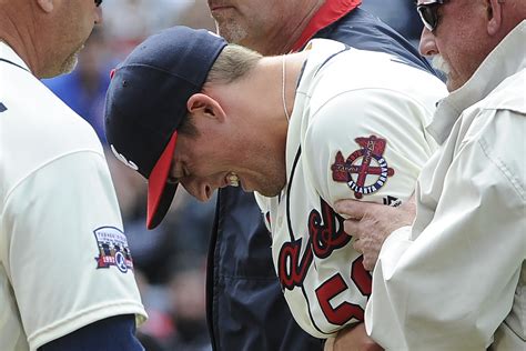 This pitcher broke his elbow throwing a pitch