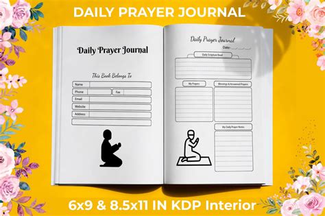 Daily Prayer Journal KDP Interior Graphic by Imran Sarker · Creative ...