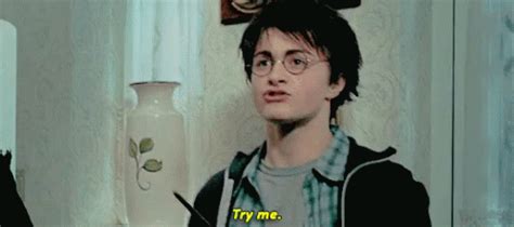 Try Me GIF - HarryPotter Tryme Bitchplease - Discover & Share GIFs