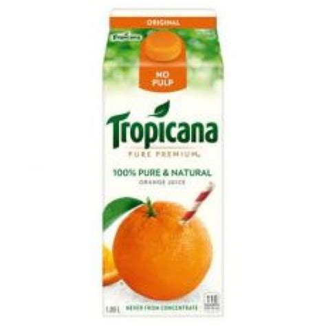 Tropicana Original Orange Juice (No Pulp) (1.89L)