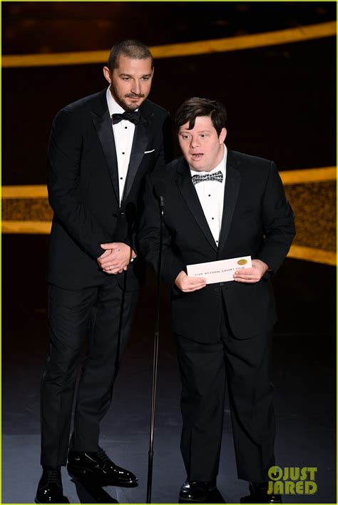 Shia LaBeouf Presents With 'Peanut Butter Falcon' Co-Star Zack Gottsagen at Oscars 2020: Photo ...