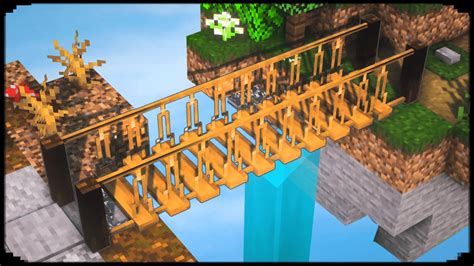 Small Bridge Ideas Minecraft ~ Minecraft: How To Build A Bridge Tutorial (simple, Easy ...