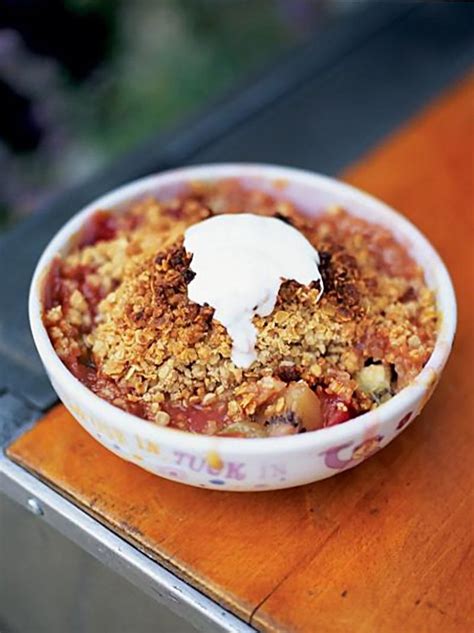 Plum Crumble & Rolled Oats | Fruit Recipes | Jamie Oliver Recipes