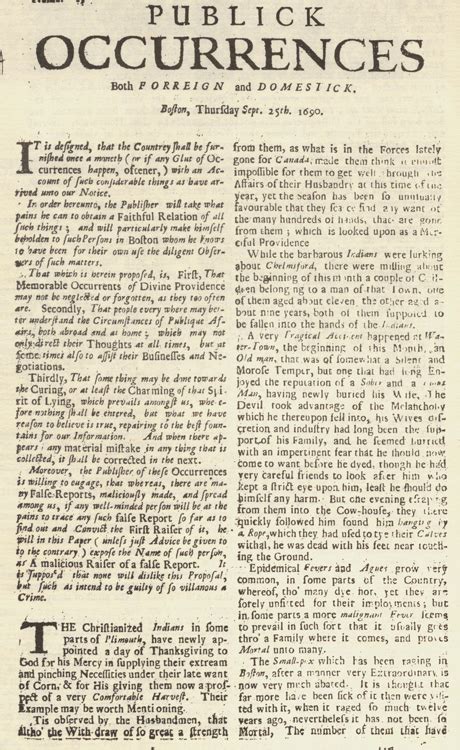 Today in media history: First colonial newspaper published in 1690 | Poynter