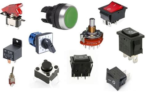 Know About Different Types of Switches and Their Applications | Electrical switches, Electronics ...