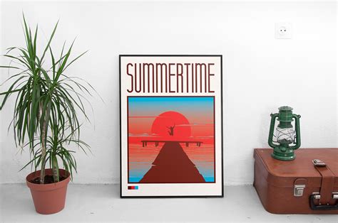 Summertime - poster on Behance