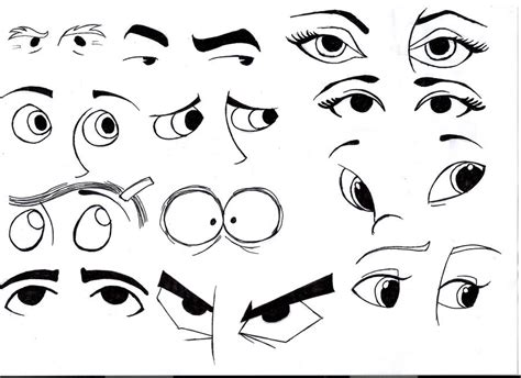 Cartoon eye study by My-Safe-Haven on DeviantArt