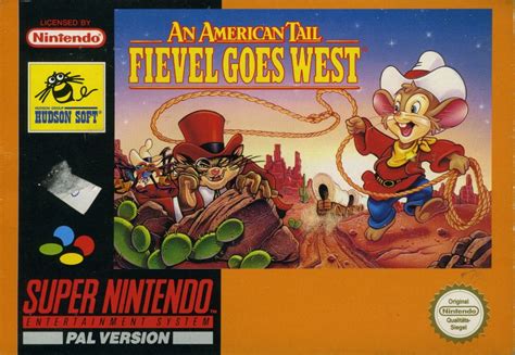 An American Tail: Fievel Goes West cover or packaging material - MobyGames