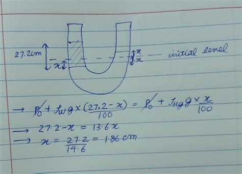 homework and exercises - Manometer Equation Error - Physics Stack Exchange