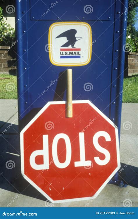 Upside Down Stop Sign Editorial Photo | CartoonDealer.com #23179283