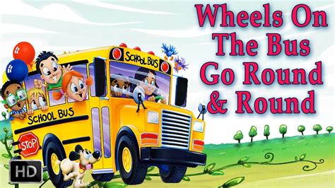 Wheels On The Bus Song - Instrumental Version for Kids To Sing Along With Lyrics - YouTube