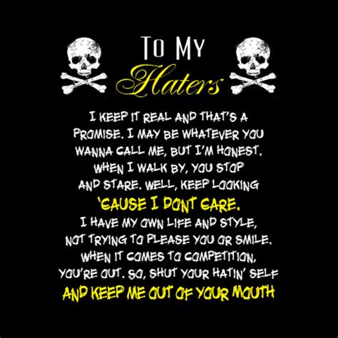 Dear Haters Quotes. QuotesGram