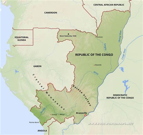 The Congo River Map