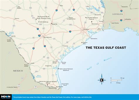 Maps Of Texas Gulf Coast And Travel Information | Download Free Maps ...