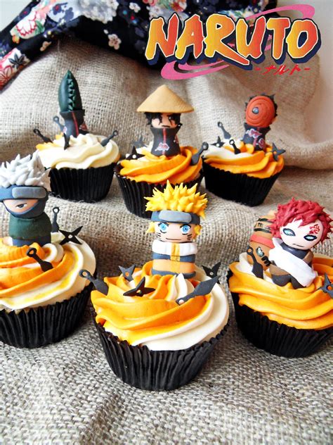 Naruto cupcakes!! | Cupcake cakes, Anime cake, Naruto birthday