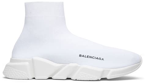 Balenciaga Wmns Speed Trainer Mid 'Triple White' - Balenciaga - 458653 W05G0 9000 | GOAT