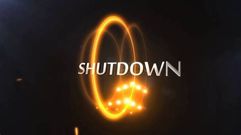 Shutdown logo | New channel intro - YouTube