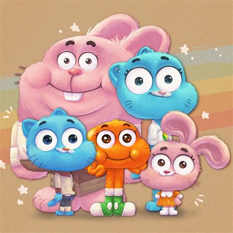 The Watterson Family! (Art by me) : r/gumball