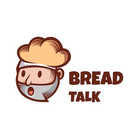 Premium Vector | Bread talk logo