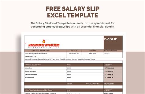 Biweekly Salary Slip in Excel, Google Sheets - Download | Template.net